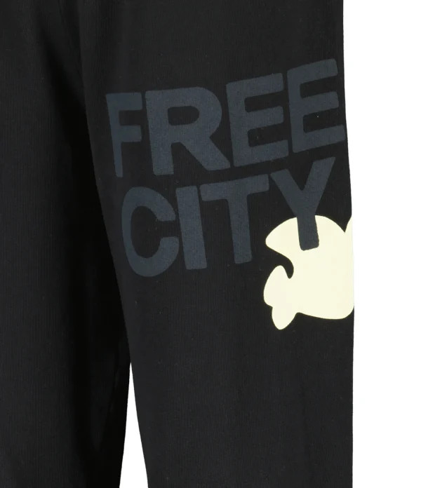 FREECITY Jogging Free City Coton Blackspace Cream en promotion 3