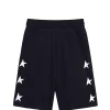 Golden Goose Short Enfant Coton Bleu Foncé boutiqued en ligne 17