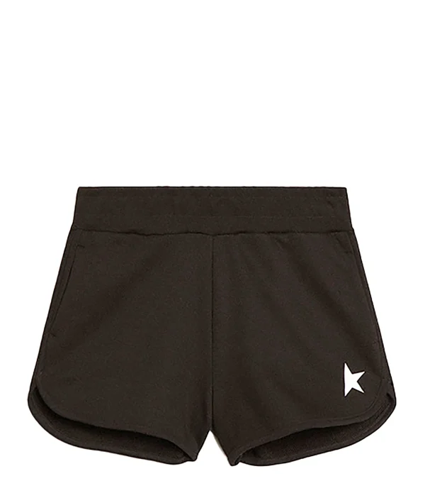 Golden Goose Short Star Enfant Coton Noir Prestation Et Rapide 1