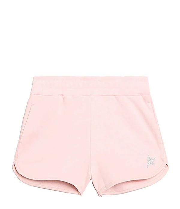 Golden Goose Short Star Enfant Coton Rose design à la mode 1