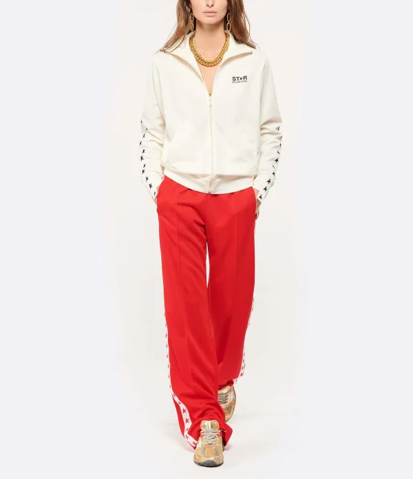 soldes en ligne Golden Goose Jogging Dorotea Étoile Rouge 9