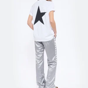 Prestation Et Rapide Golden Goose Tee-shirt Big Star Coton Blanc Noir 19