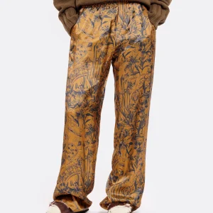 Golden Goose Pantalon Journey Marron Bleu en solde 19