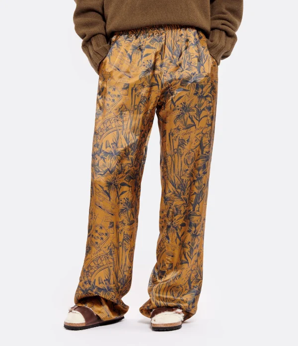 Golden Goose Pantalon Journey Marron Bleu en solde 6