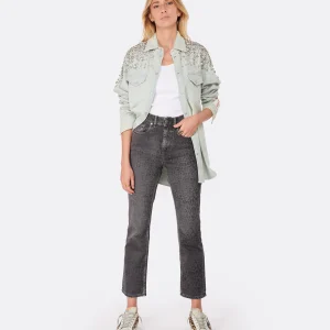 soldes Golden Goose Jean Journey Coton Gris 12