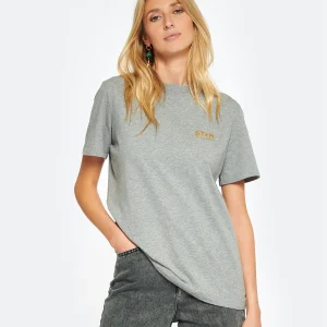 commentaire favorable Golden Goose Tee-shirt Big Star Coton Gris 11