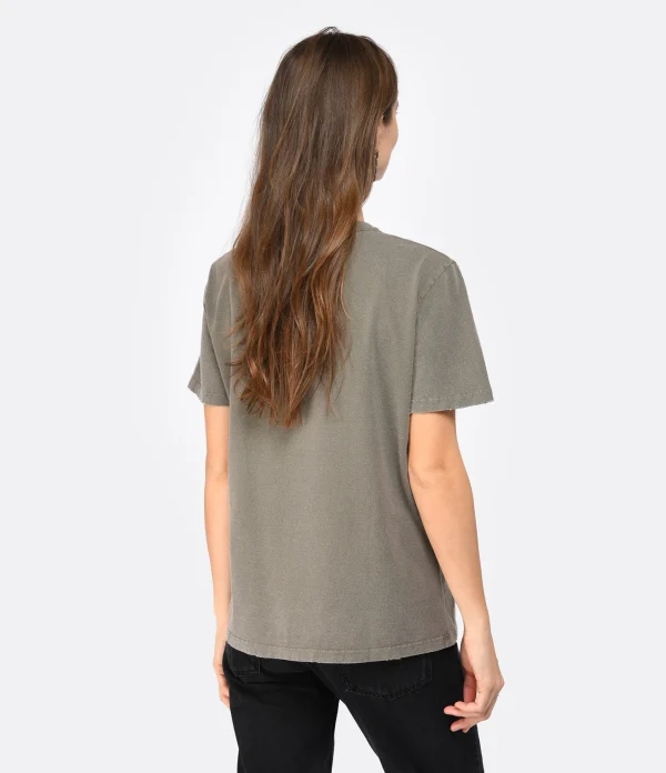 Golden Goose Tee-shirt Golden Coton Vert Olive excellent qulity 5