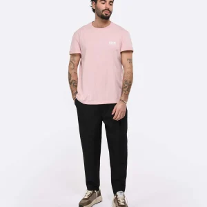 Golden Goose Tee-shirt Star Homme Coton Rose jusqu'à 18