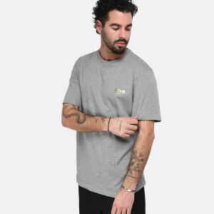 Golden Goose Tee-shirt Big Star Homme Coton Gris Doré vente à bas prix 11