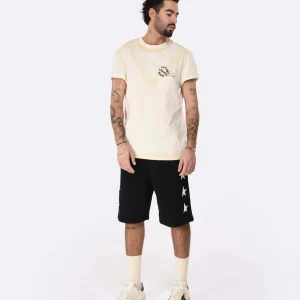 Golden Goose Short Star Homme Coton Noir des prix incroyables 11