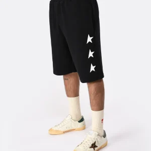 Golden Goose Short Star Homme Coton Noir des prix incroyables 13