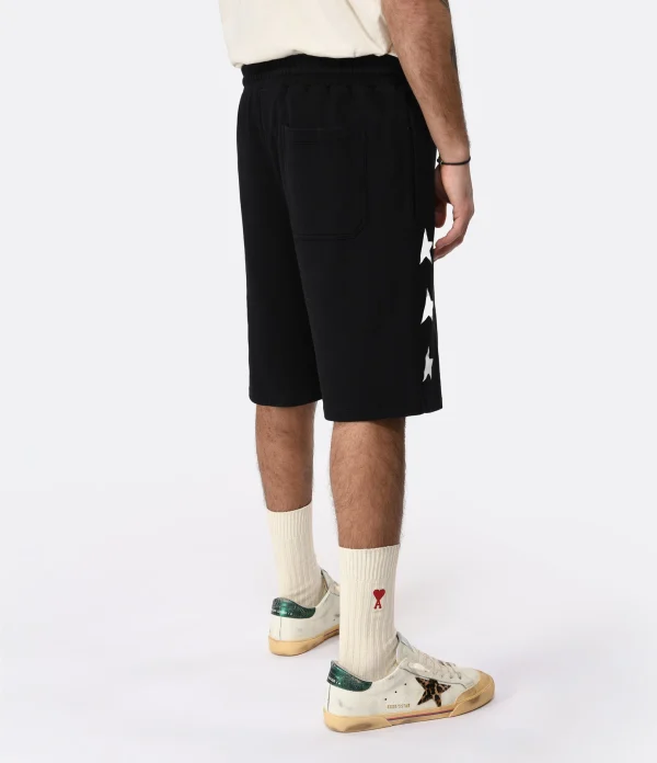 Golden Goose Short Star Homme Coton Noir des prix incroyables 6