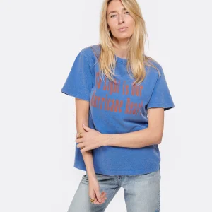 dernière tendance Golden Goose Tee-shirt Journey Regular Coton Bleu 11