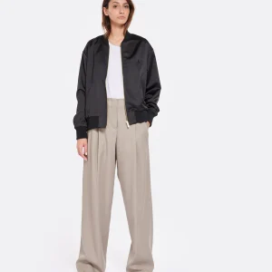 SOLDES TOUT À Golden Goose Pantalon Journey Laine Taupe 14