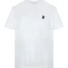 aux meilleurs prix Golden Goose Tee-shirt Étoile Coton Blanc Noir 19