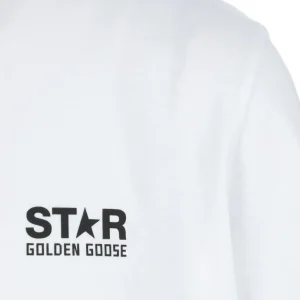 SOLDES TOUT À Golden Goose Tee-shirt Homme Star Coton Blanc Noir 9