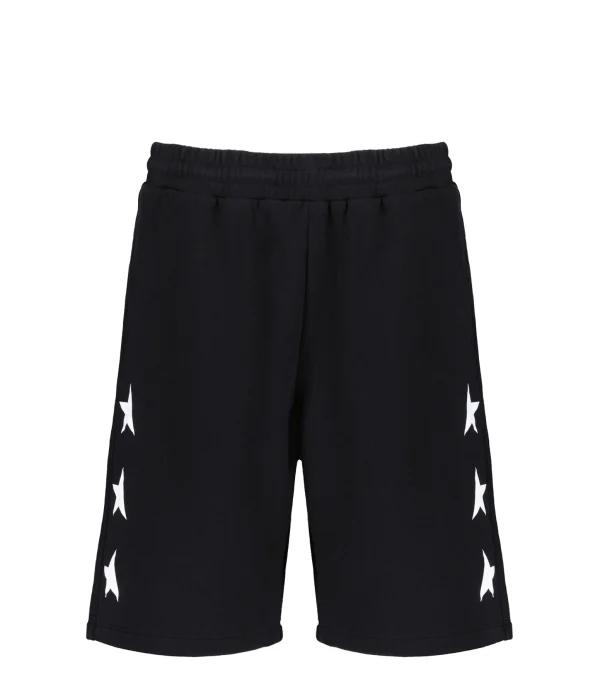 Golden Goose Short Star Homme Coton Noir des prix incroyables 1