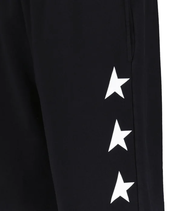 Golden Goose Short Star Homme Coton Noir des prix incroyables 3