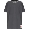 Golden Goose Tee-shirt Golden Coton Anthracite mode pas chere 19