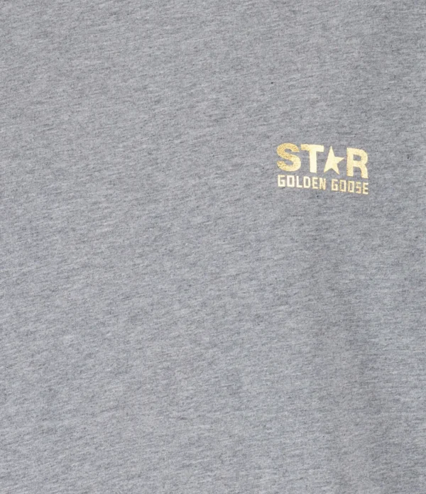 commentaire favorable Golden Goose Tee-shirt Big Star Coton Gris 3