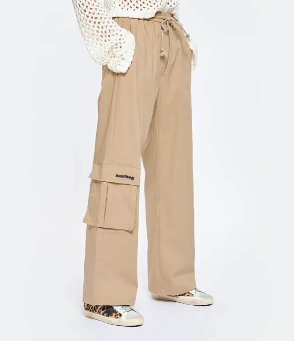 HALFBOY Pantalon Coton Beige magasin france 4