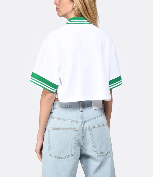 HALFBOY Polo Coton Blanc boutique en ligne 5