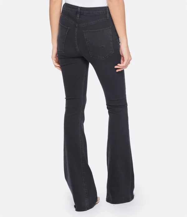 des prix incroyables Hudson Jeans Jean Holly High Rise Flare Denim Noir 6