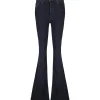 des prix incroyables Hudson Jeans Jean Holly High Rise Flare Denim Noir 22