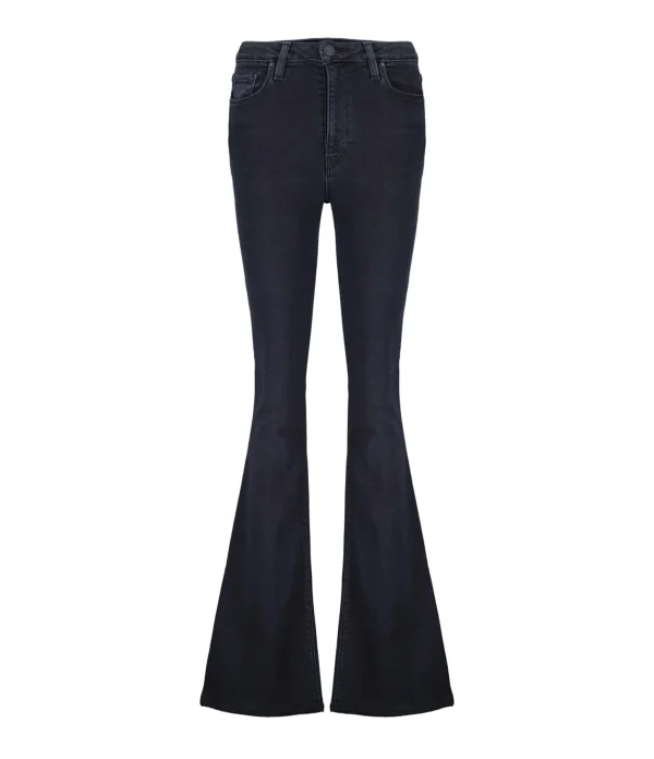 des prix incroyables Hudson Jeans Jean Holly High Rise Flare Denim Noir 1