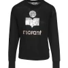 MARANT ÉTOILE Tee-shirt Klowia Lin Noir Argenté Rose outlet 19