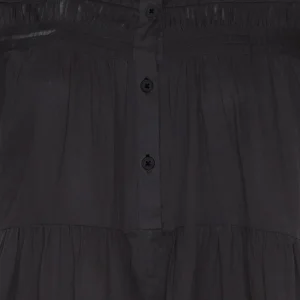 magasin pour MARANT ÉTOILE Robe Lanikaye Coton Noir 9