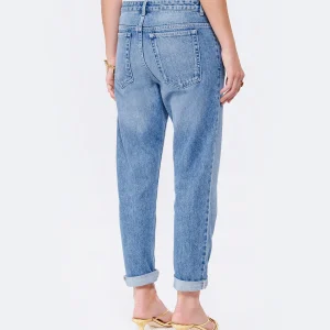 MARANT ÉTOILE Jean Neasr Coton Bleu Clair boutique pas cher 18