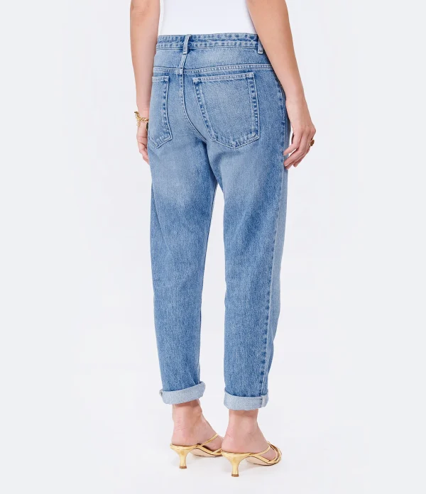 MARANT ÉTOILE Jean Neasr Coton Bleu Clair boutique pas cher 6