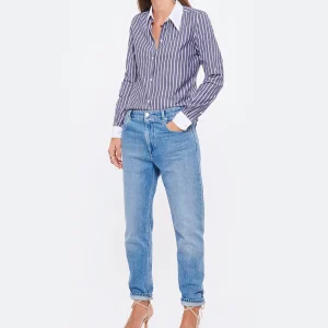 MARANT ÉTOILE Jean Neasr Coton Bleu Clair boutique pas cher 22