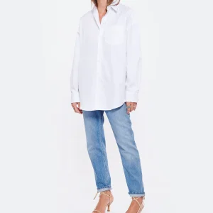 MARANT ÉTOILE Jean Neasr Coton Bleu Clair boutique pas cher 24