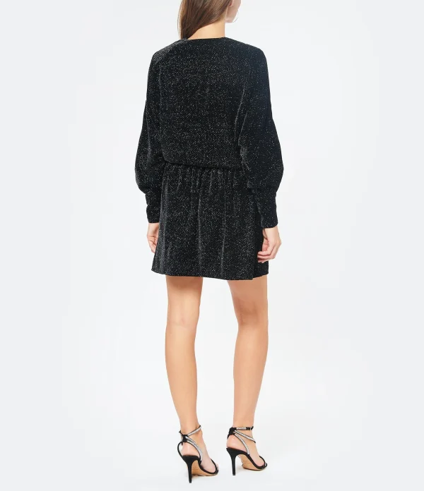 MARANT ÉTOILE Robe Alexane Noir garantis authentique 4