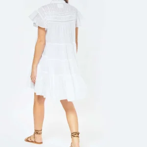 MARANT ÉTOILE Robe Lanikaye Coton Blanc mode tendance 12