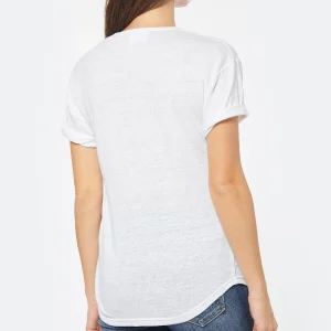 le grand escompte MARANT ÉTOILE Tee-shirt Koldi Lin Rose Blanc 15