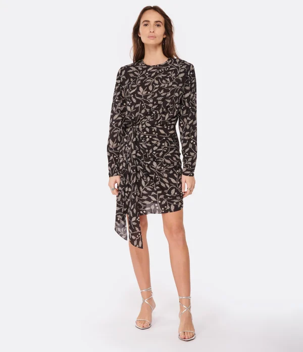 MARANT ÉTOILE Robe Courte Dulce Noir en promotion 4