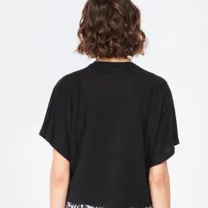 MARANT ÉTOILE Tee-shirt Kyanza Lin Noir grande promotion 13