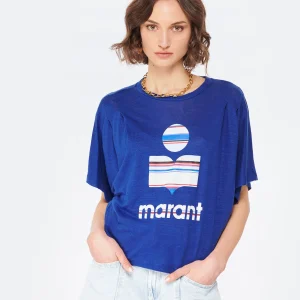 MARANT ÉTOILE Tee-shirt Kyanza Lin Indigo nouvelle saison 11