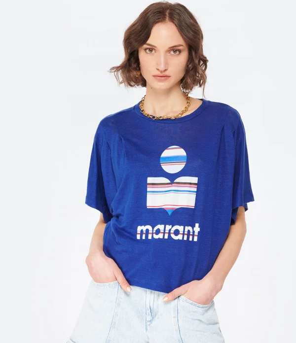 MARANT ÉTOILE Tee-shirt Kyanza Lin Indigo nouvelle saison 4