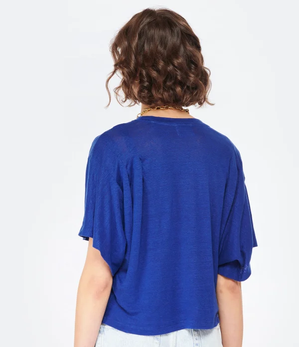 MARANT ÉTOILE Tee-shirt Kyanza Lin Indigo nouvelle saison 5