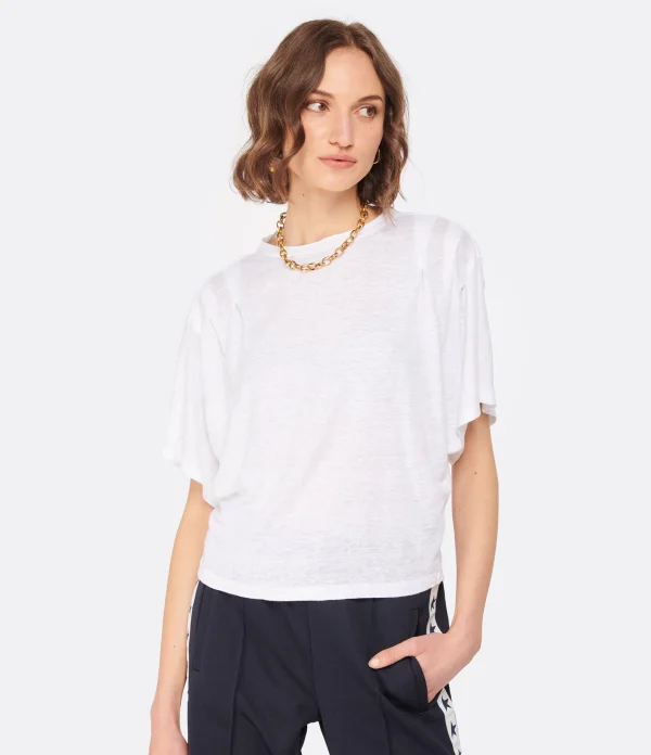 prix abordable MARANT ÉTOILE Tee-shirt Kyanza Lin Blanc 4