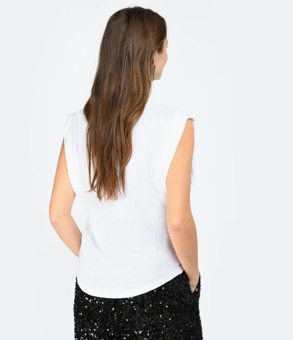 MARANT ÉTOILE Tee-shirt Kotty Lin Blanc à prix d'occasion 5