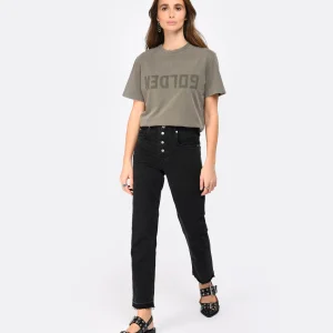 MARANT ÉTOILE Jean Belden Coton Noir Délavé boutiqued pas cher 24