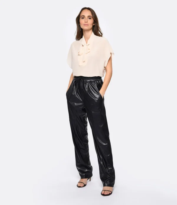 MARANT ÉTOILE Pantalon Brina Noir Midnight remise en ligne 7