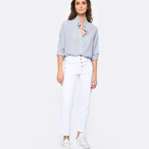 MARANT ÉTOILE Jean Belden Coton Blanc magasin en ligne france 14