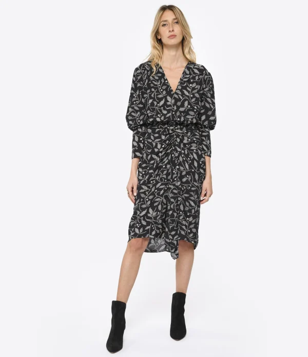 grossiste en ligne MARANT ÉTOILE Robe Mi-longue Danalia Noir 4