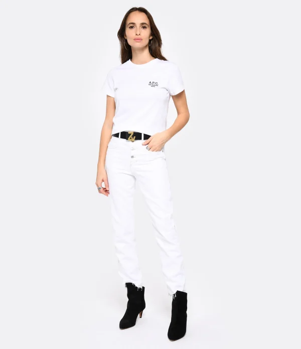 MARANT ÉTOILE Jean Belden Coton Blanc magasin en ligne france 8